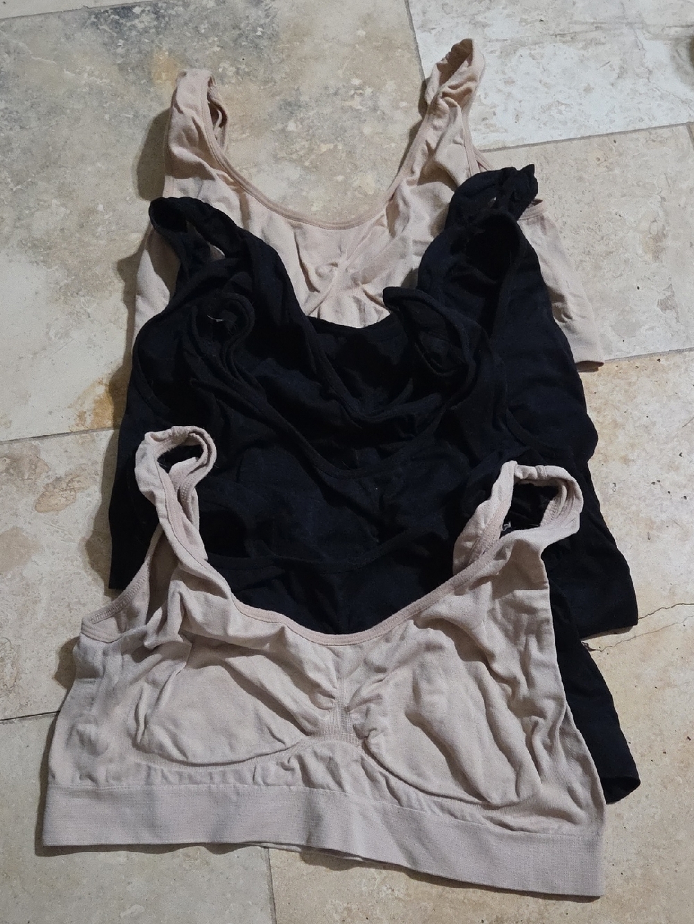 6-Pack Lightweight Sports Bras | Size 2X (Fits XL) | Comfy Stretch